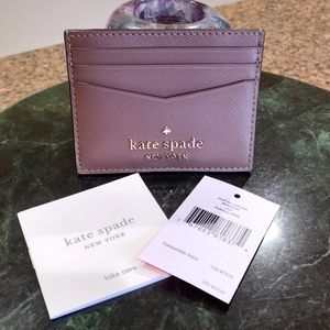 Kate Spade Purple Card Holder